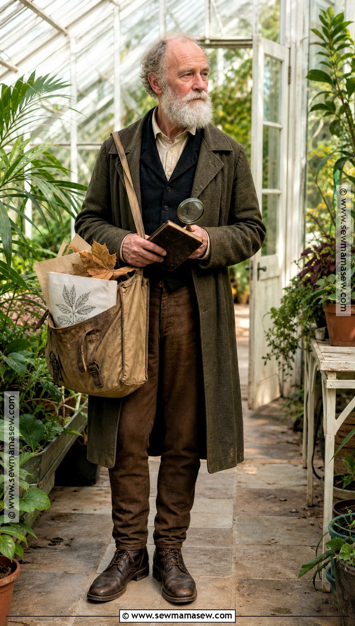 Charles Darwin Costume With Specimen Notebook - 30 historical figures costumes