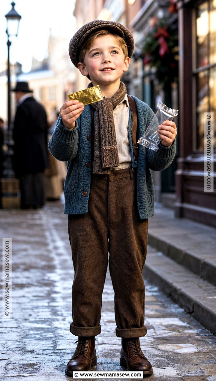 Charlie Bucket Costume - 40 story book character costumes
