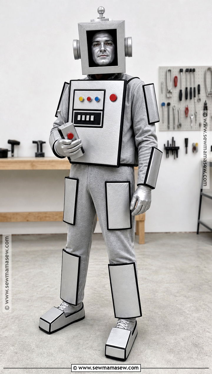Charlie Robot Costume - 50 scooby doo costumes