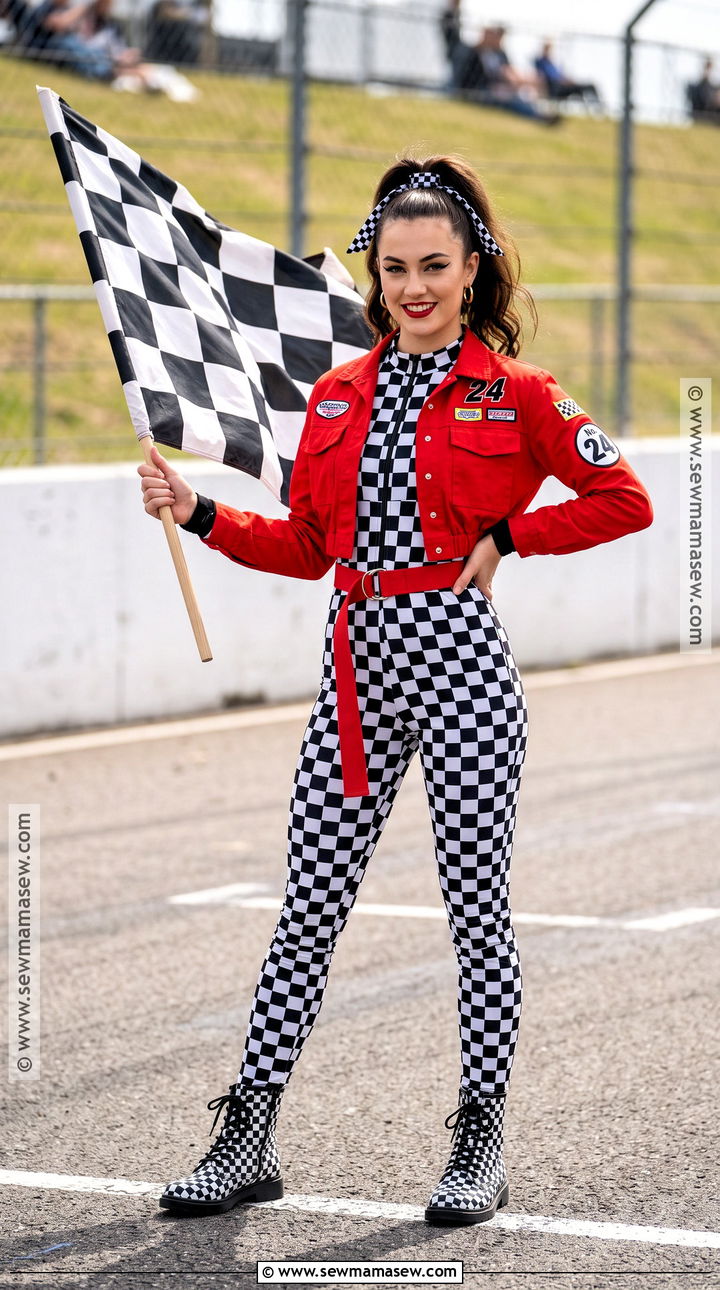 Checkered Flag Formula 1 Costume - 30 Formula 1 Costume Ideas for Women