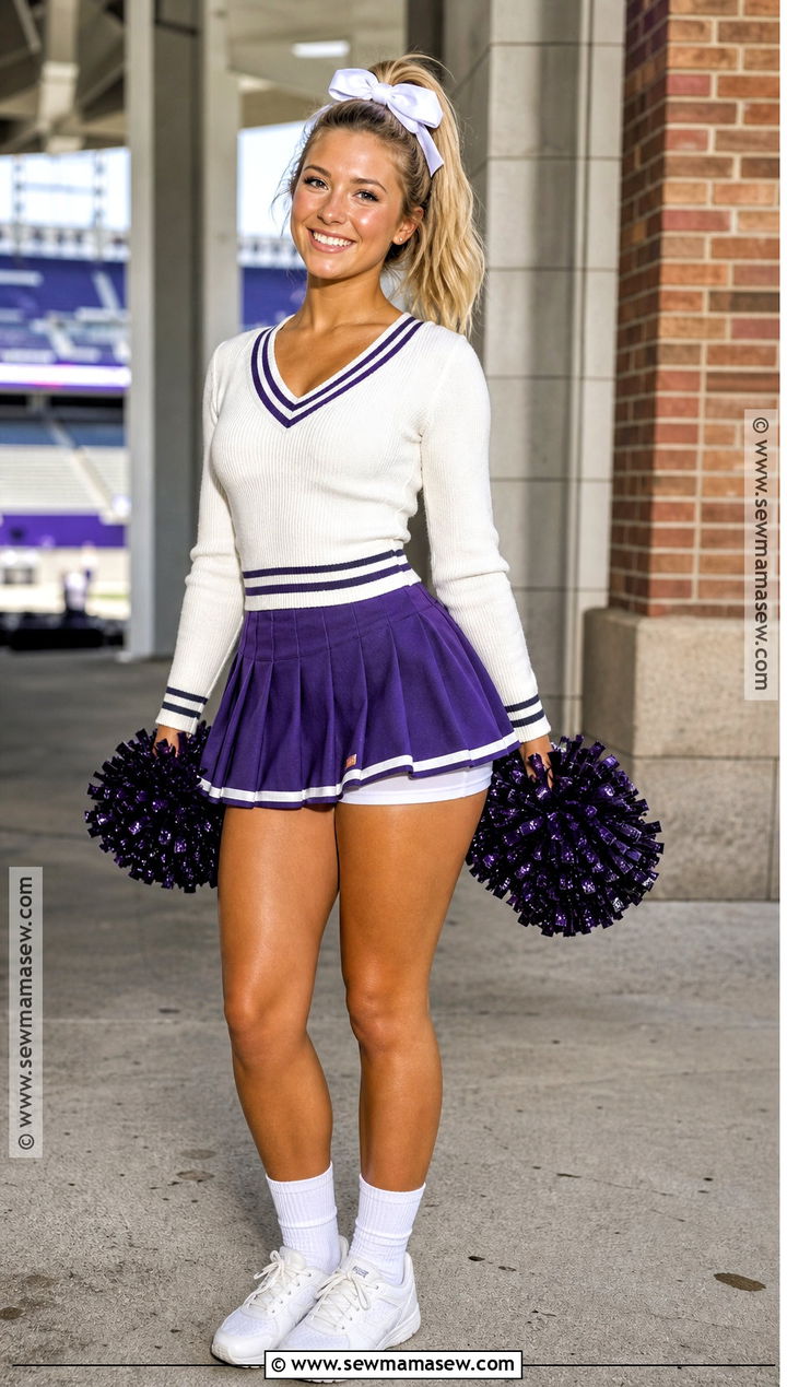 Cheerleader College Costume - 50 college halloween costume ideas