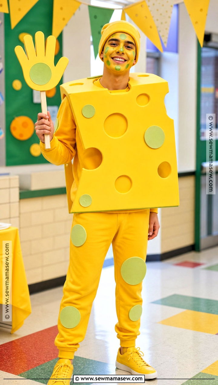 Cheese Touch Costume - 35 diary of a wimpy kid costume ideas