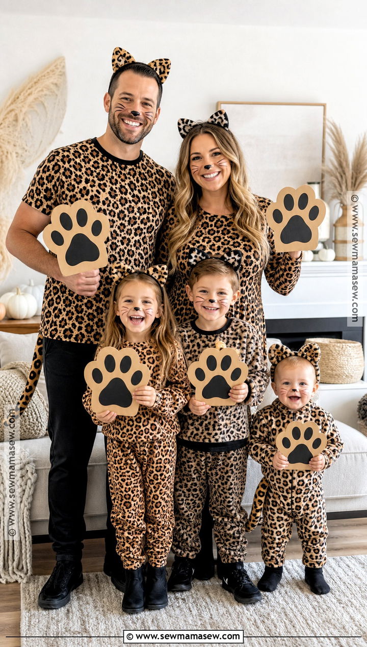 Cheetah Family Costume - 50 cheetah costume ideas