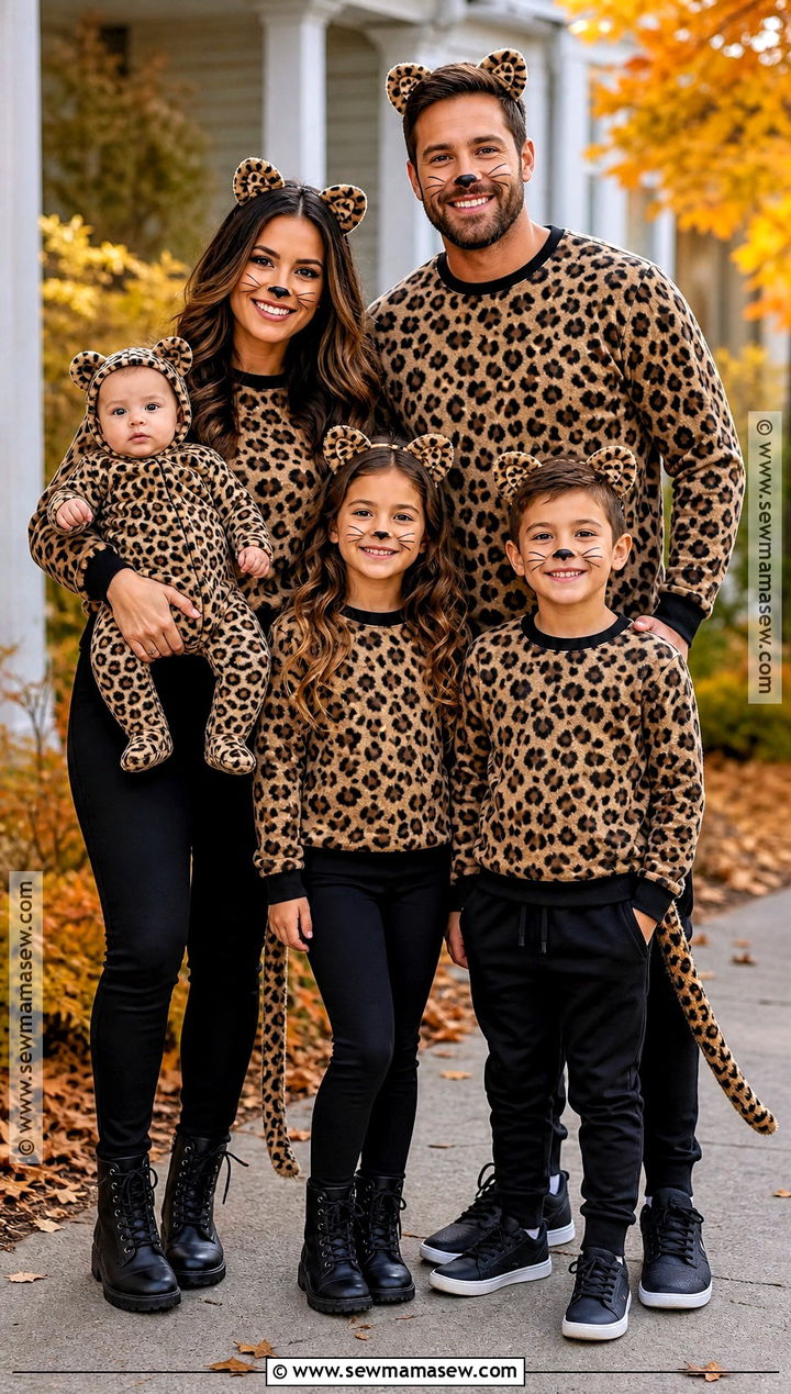 Cheetah Family Costume - 45 cheetah halloween costume ideas
