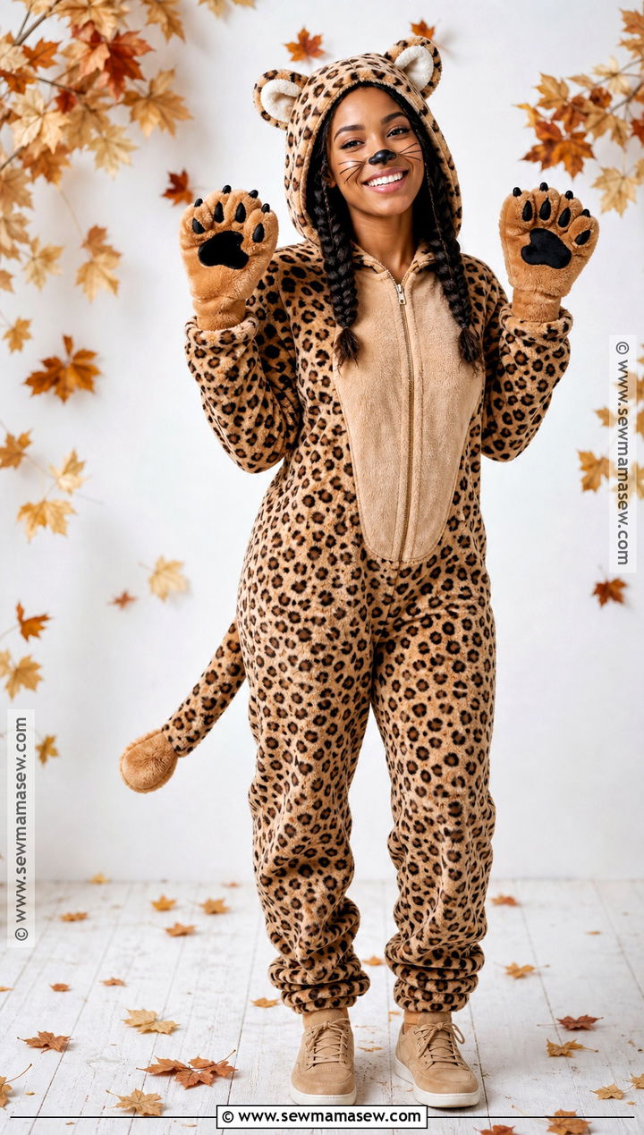 Cheetah Onesie Costume - 45 cheetah halloween costume ideas