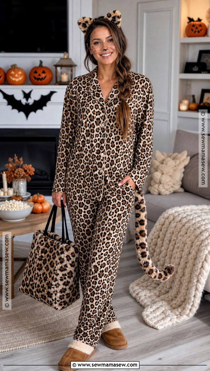 Cheetah Pajama Halloween Outfit - 30 cheetah outfit halloween ideas