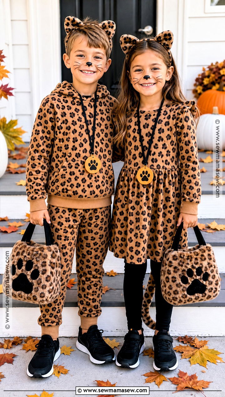 Cheetah Siblings Costume - 50 cheetah costume ideas