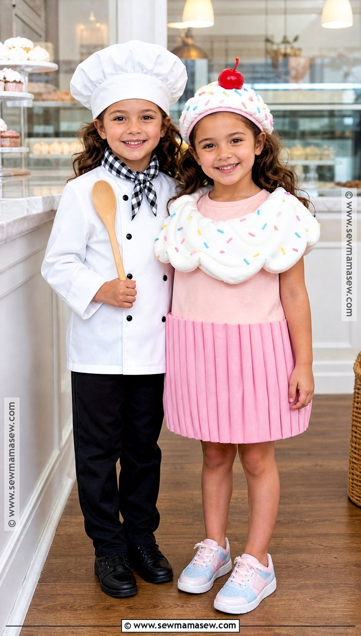Chef And Cupcake Twins Costume - 30 twins costume ideas