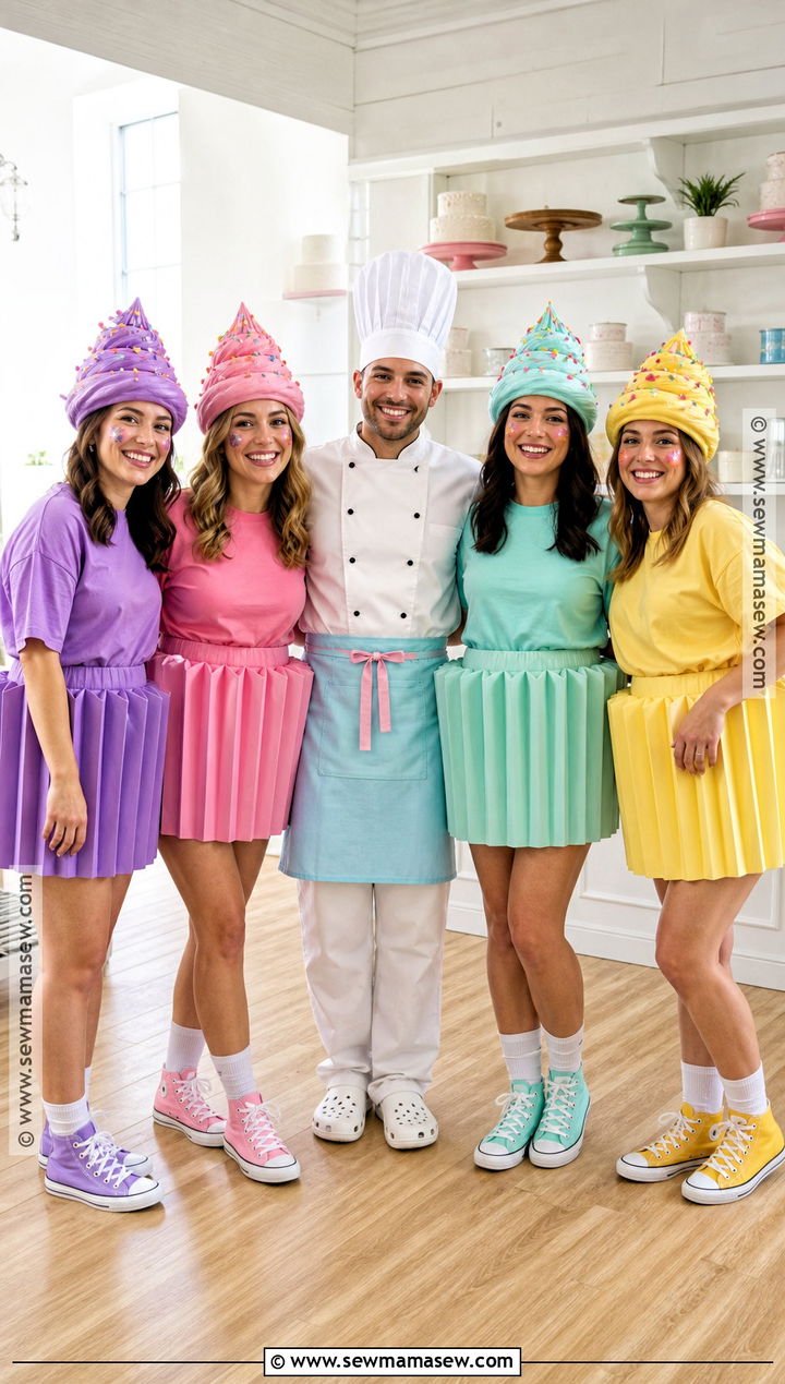 Chef And Cupcakes Group Halloween Costume - 30 chef halloween costume ideas