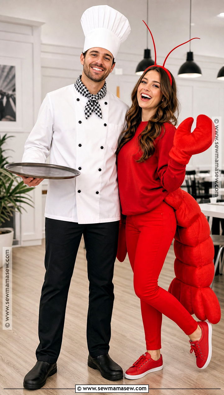 Chef And Lobster Costume - 30 2 ppl halloween costumes