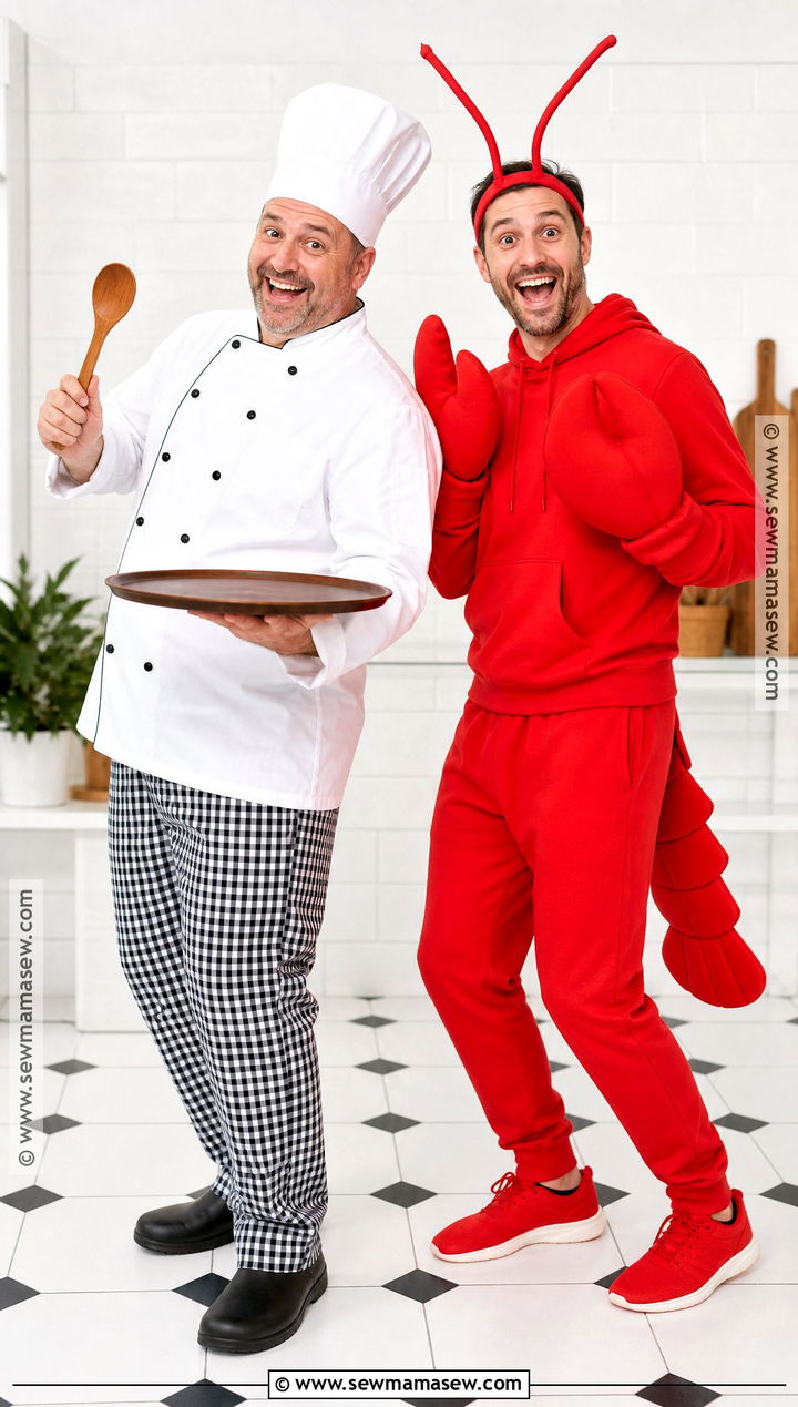Chef And Lobster Duo Costume - 30 costume duo ideas