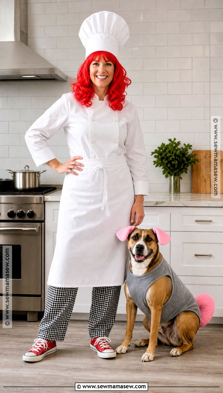Chef And Remy Dog Costume - 30 Chef And Ratatouille Costume Ideas