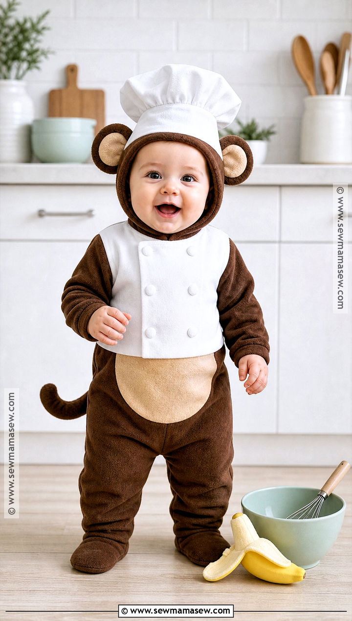 Chef Baby Monkey Costume - 30 baby monkey costume ideas