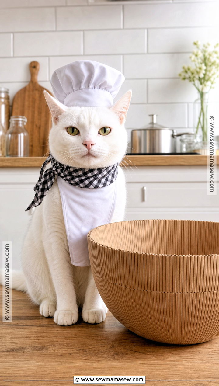 Chef Cat Costume - 30 Halloween Costume Ideas for Cats