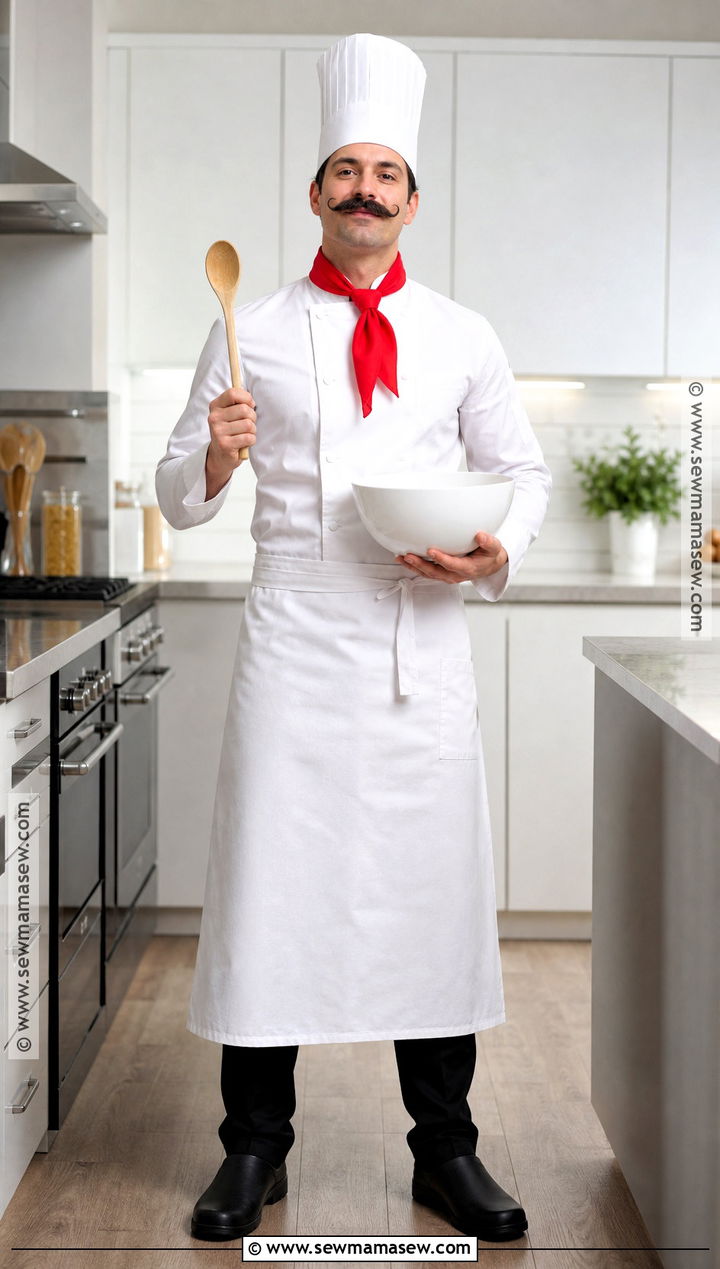 Chef Costume With White Apron - 30 easy men halloween costumes for guys