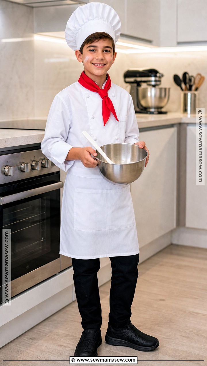 Chef Costume With White Jacket - 40 boys halloween costumes