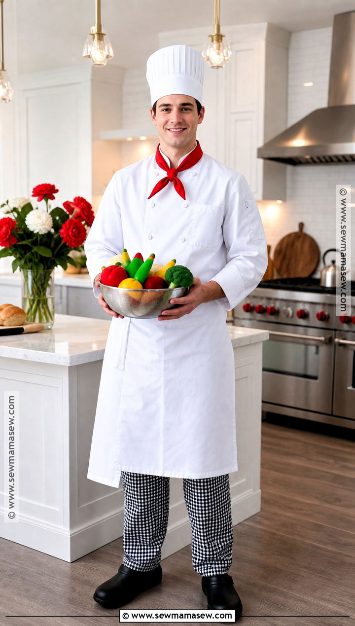 Chef Costume With White Jacket - 30 costumes for guys