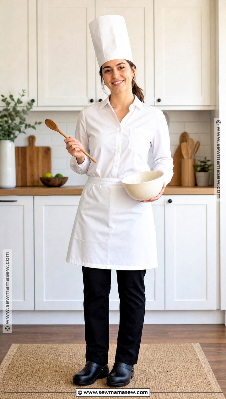 Chef Costume With White Shirt - 35 Halloween Costumes Easy Last Minute