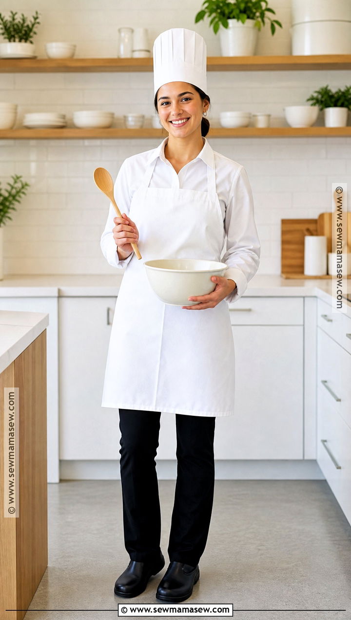 Chef Costume With White Shirt And Apron - 45 easy last minute halloween costumes