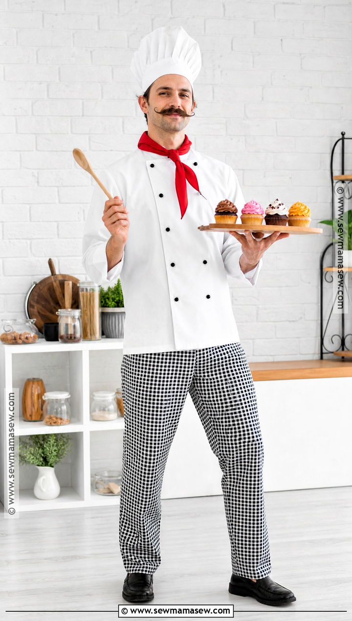 Chef Costume With White Uniform - 50 men halloween costumes