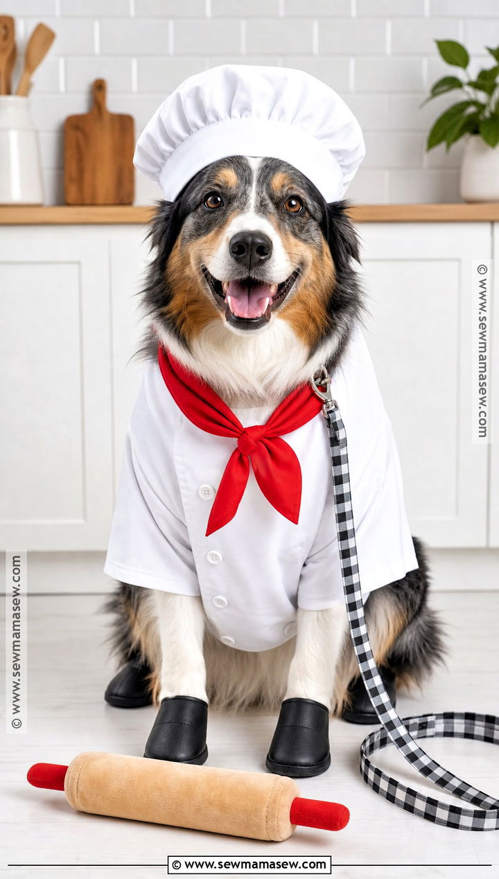 Chef Dog Costume - 40 dog costumes