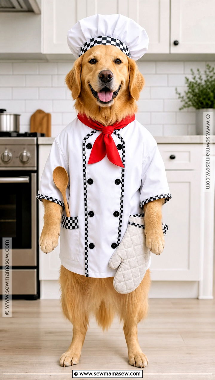 Chef Dog Halloween Costume - 45 dog halloween costumes