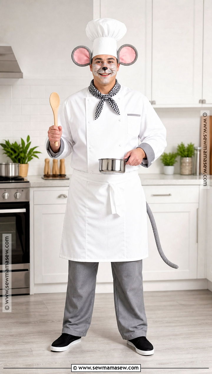Chef Mouse Costume - 35 mouse halloween costumes