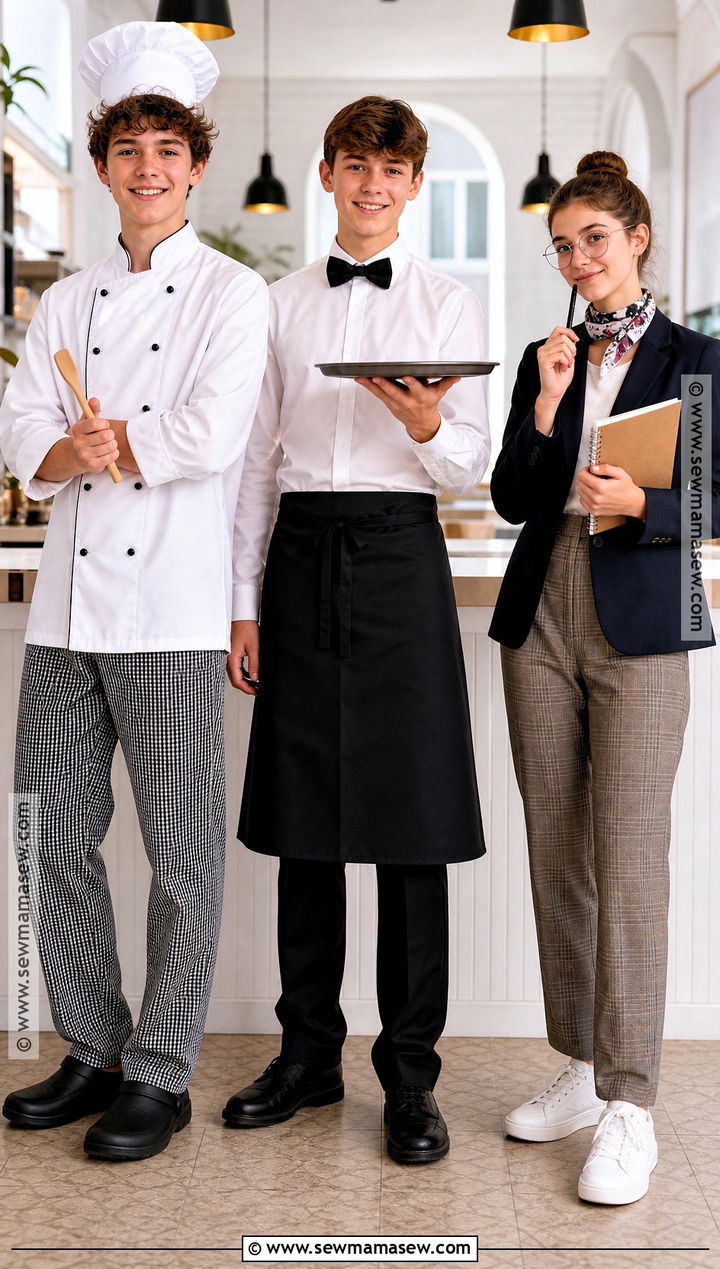 Chef Server And Food Critic Trio Costume - 35 trio costume ideas for teens