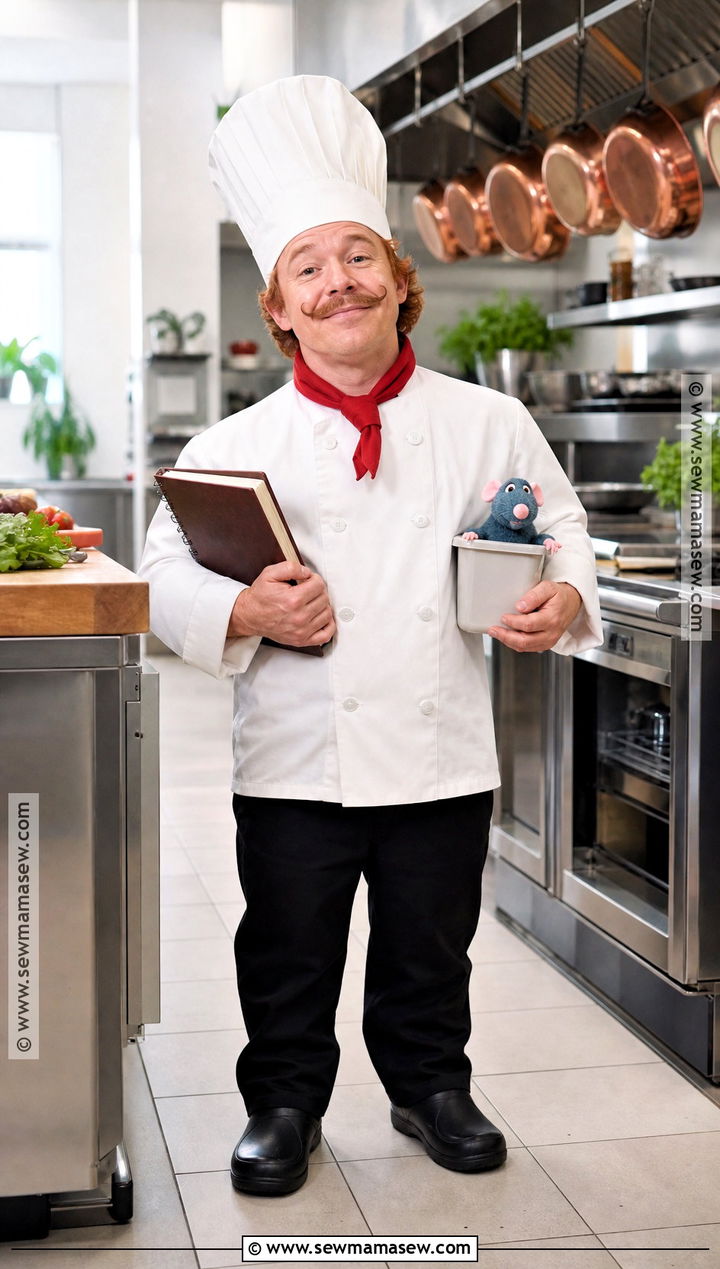 Chef Skinner Costume With White Chef Uniform - 40 disney villain costumes