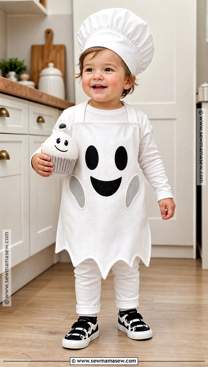 Chef Toddler Ghost Costume - 30 toddler ghost costume ideas