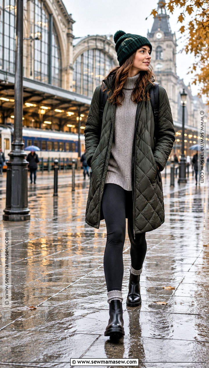 Chelsea Boots With Black Leggings - 15 Shoes For Europe Travel Fall Winter