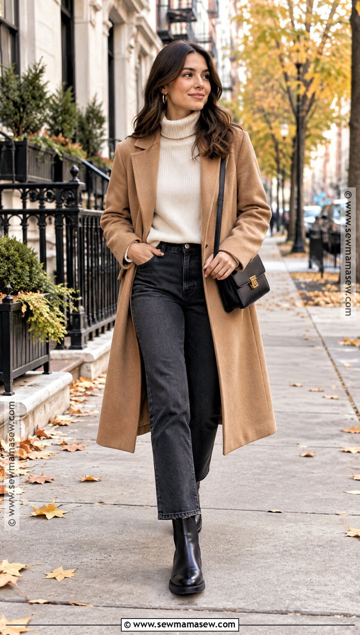 Chelsea Boots With Straight Leg Jeans - 15 fall boots outfit aesthetic