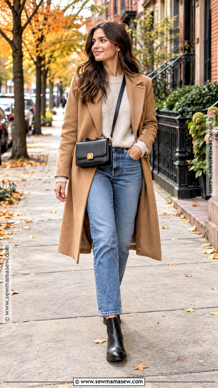 Chelsea Boots With Straight Leg Jeans And A Sweater - 20 fall chelsea boot outfits