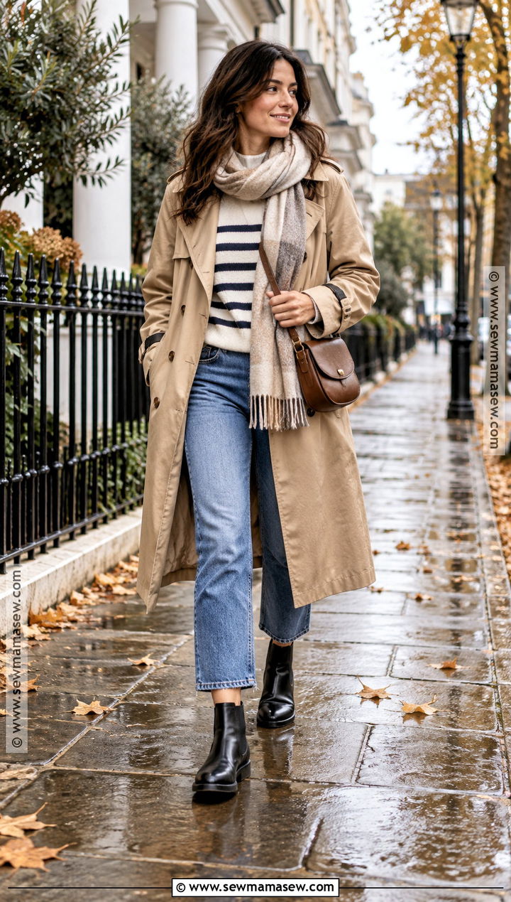 Chelsea Boots With Trench Coat Outfit - 15 autumn shoes 2026