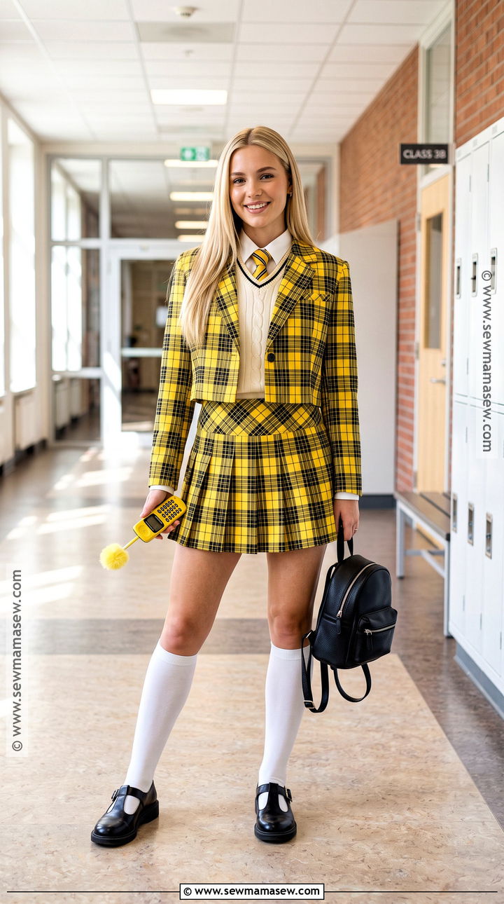 Cher Horowitz Yellow Plaid Movie Costume - 30 halloween costumes movies