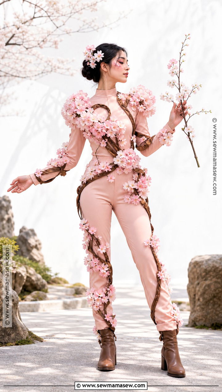 Cherry Blossom Flower Costume - 40 Flower Costume Ideas