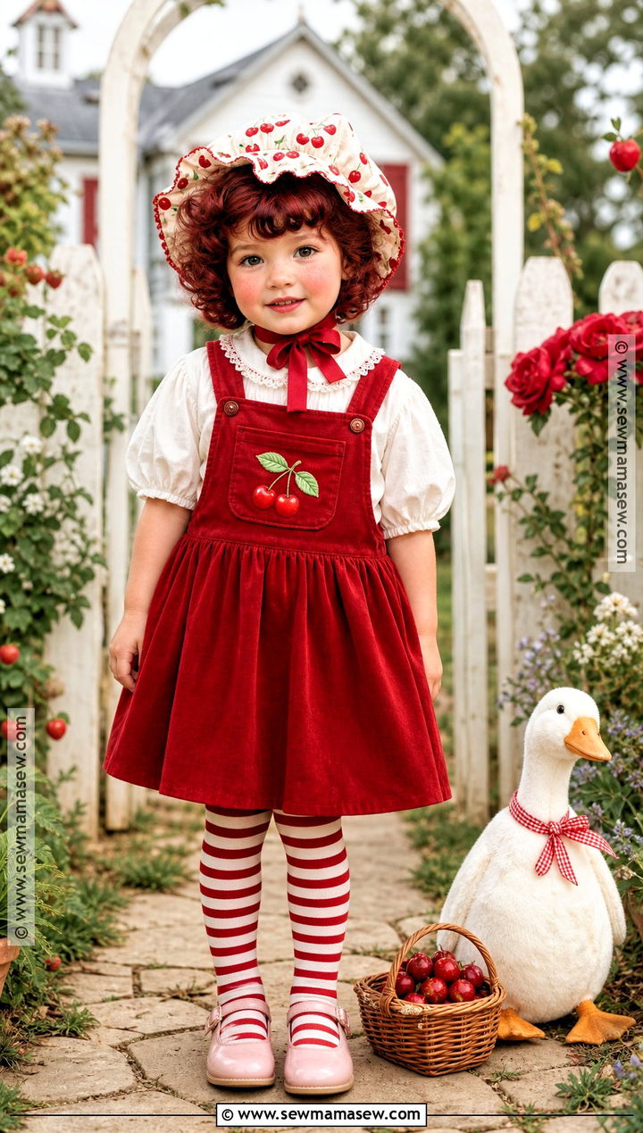 Cherry Cuddler Costume With Red Bonnet - 35 strawberry shortcake characters costumes