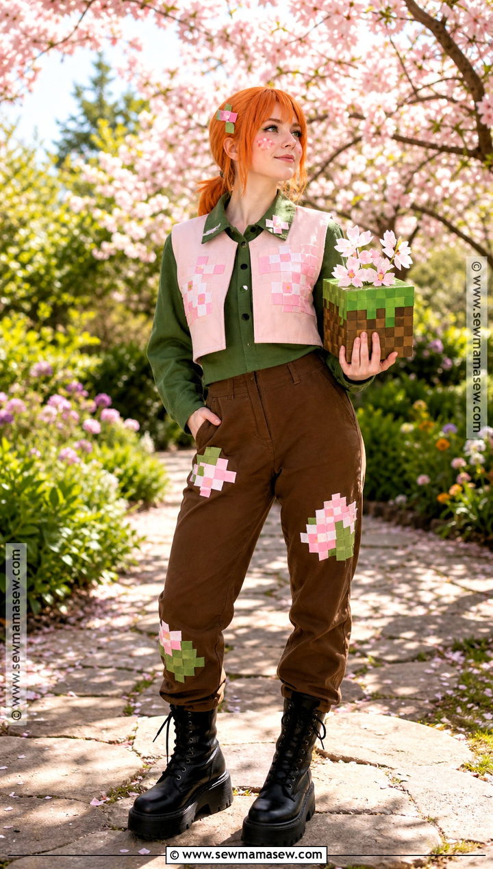 Cherry Grove Alex Minecraft Costume - 30 alex minecraft costume ideas