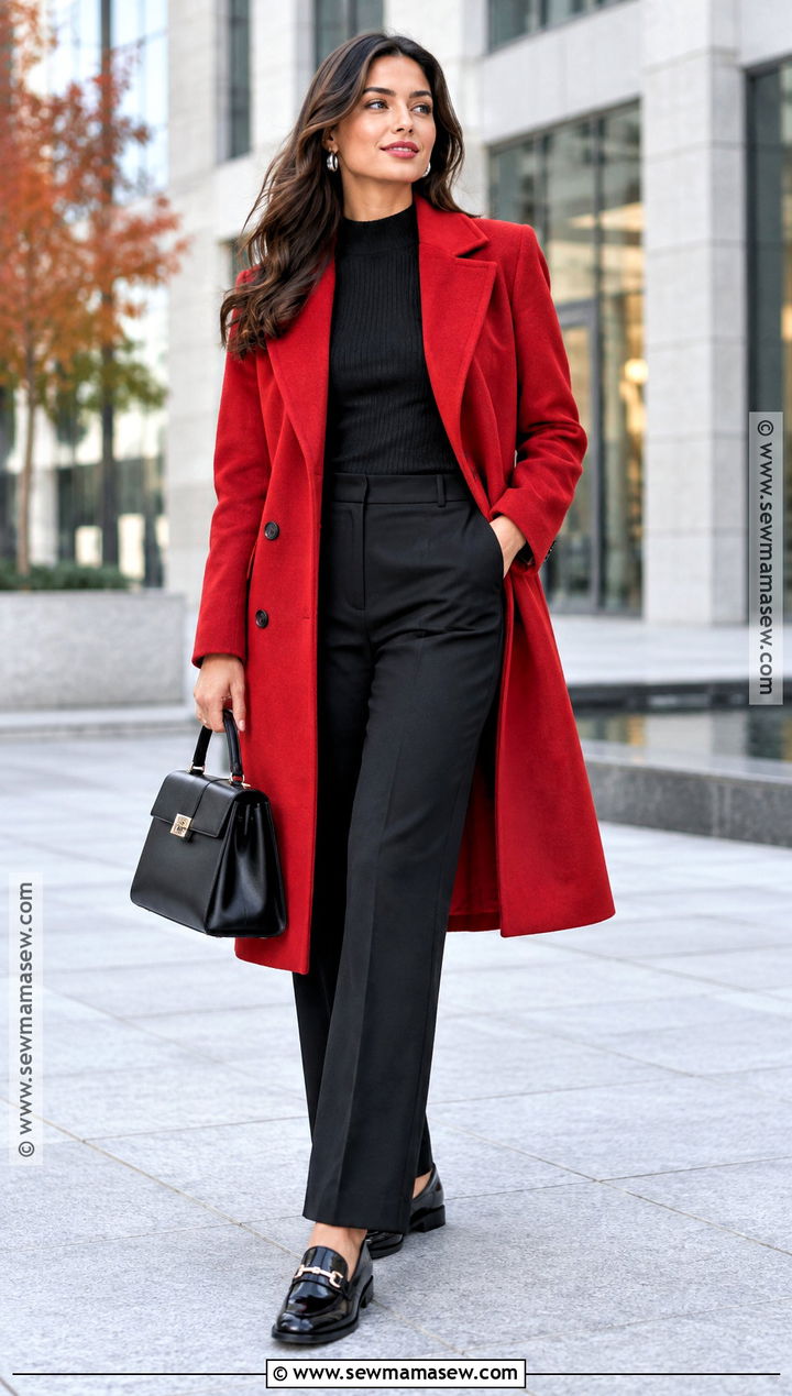 Cherry Red Fall Outfit - 15 fall fashion colors ideas 2026