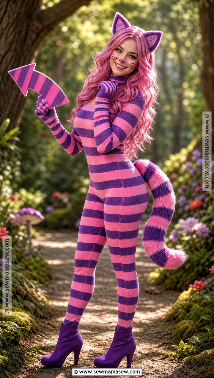Cheshire Cat Pink Costume - 40 pink halloween costumes