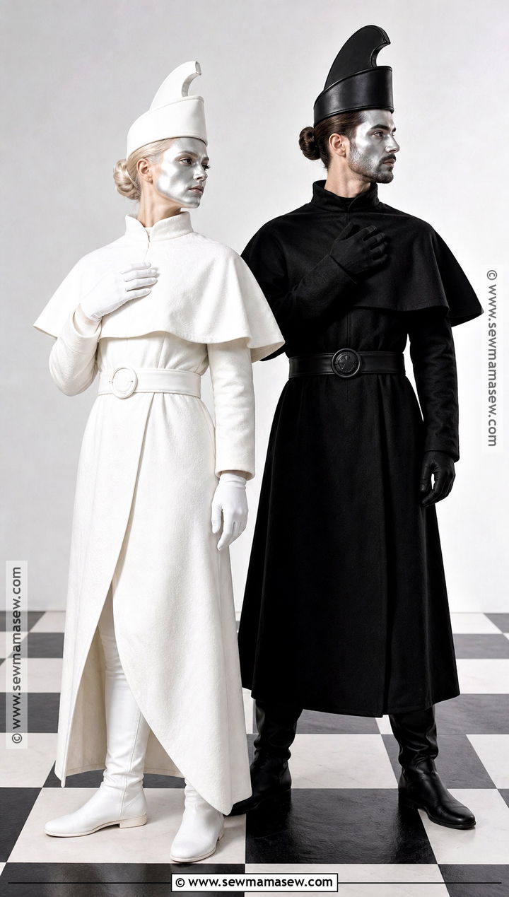 Chess Bishop Couple Costume - 30 chess costume ideas
