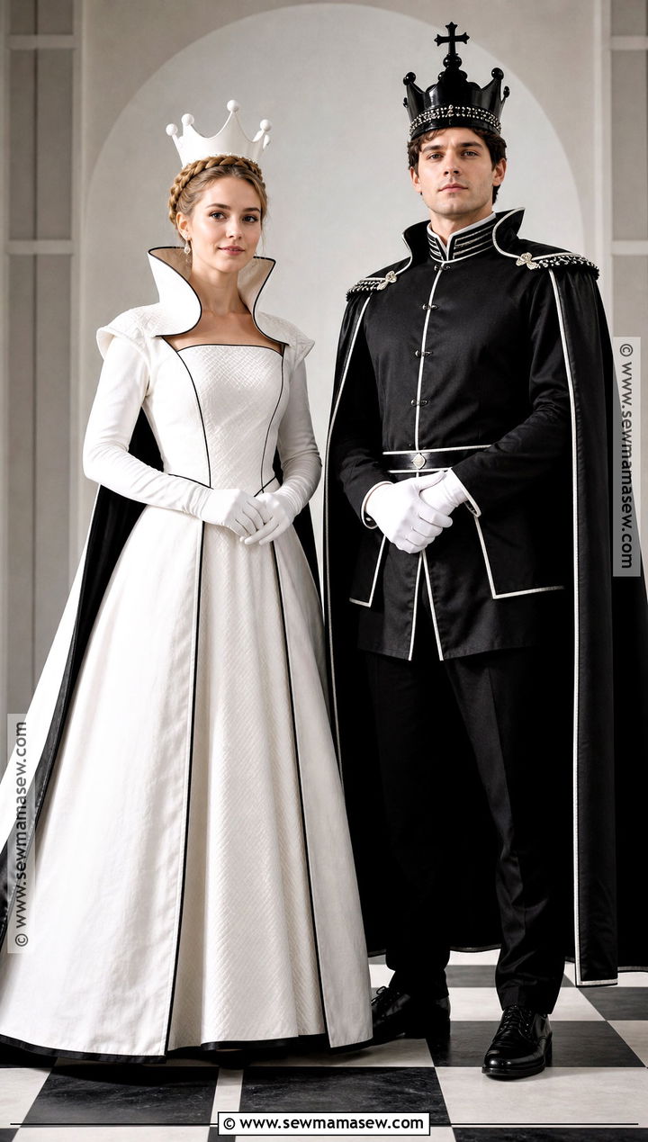 Chess King And Queen Couple Costume - 30 chess costume ideas