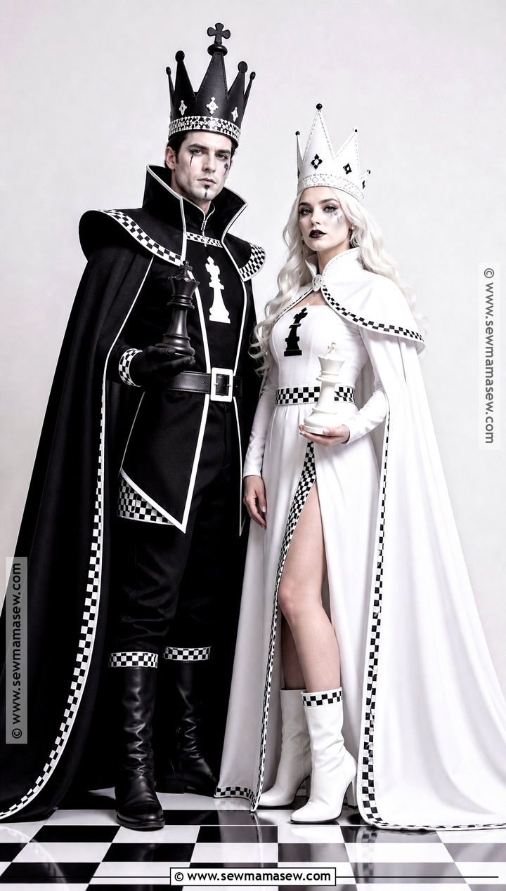 Chess King And Queen Couples Costume - 40 unique couples halloween costume ideas