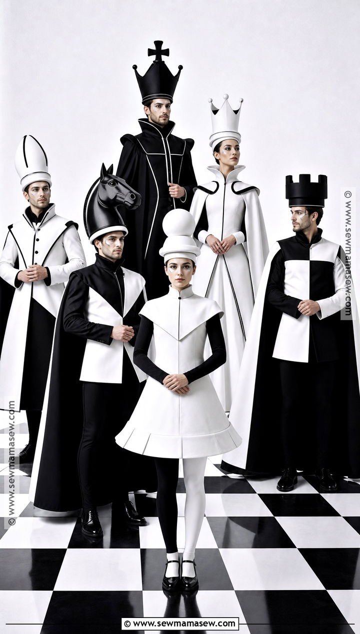 Chess Pieces Group Of Six Halloween Costume - 30 group of six halloween costume ideas