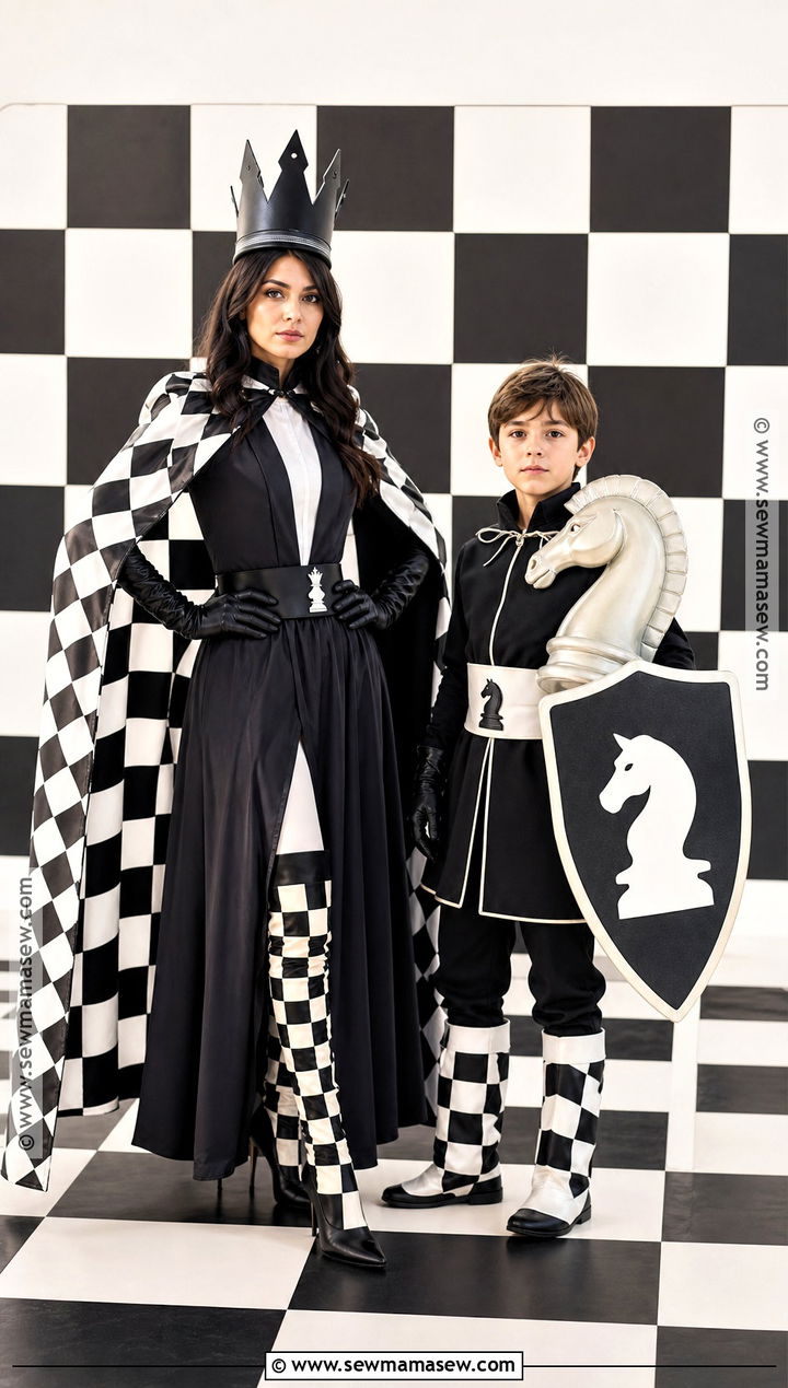 Chess Queen And Knight Duo Costume - 40 duo halloween costumes unique