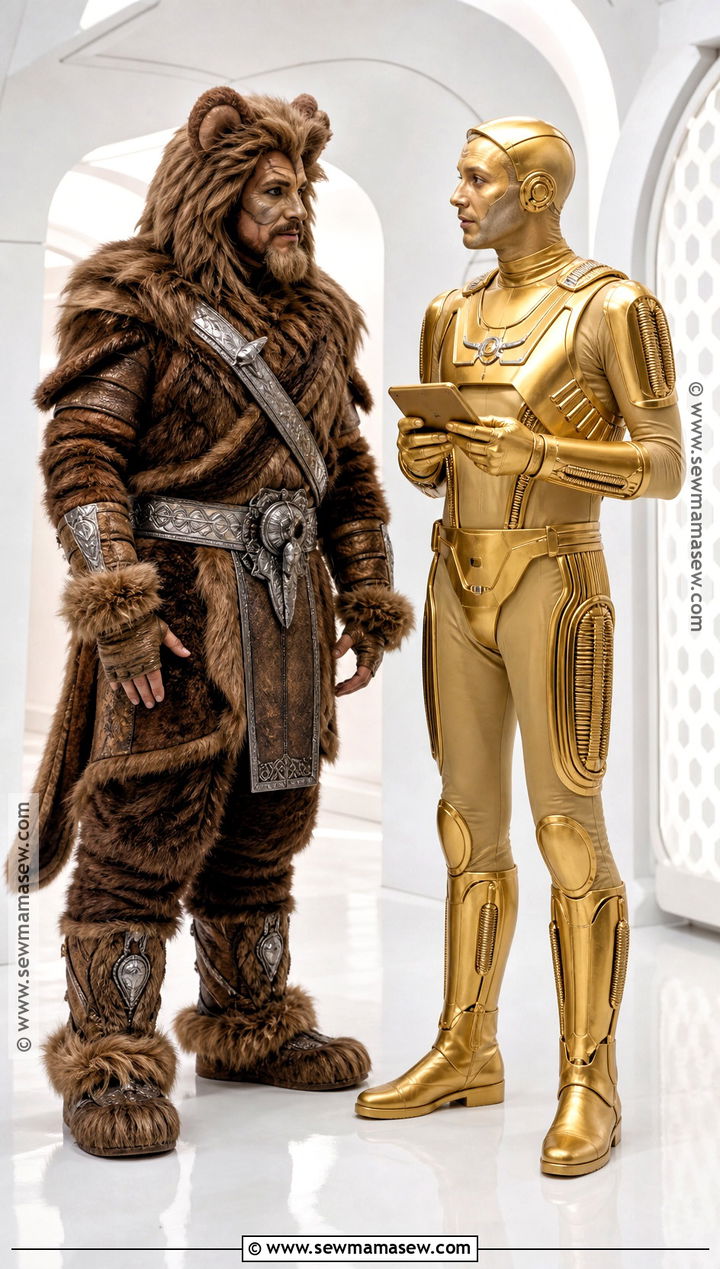 Chewbacca And C 3PO Duo Costume - 35 Chewbacca Costume Ideas