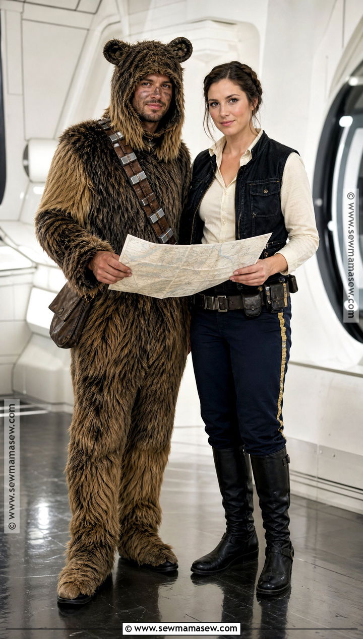 Chewbacca And Han Solo Couple Costume - 35 Chewbacca Costume Ideas