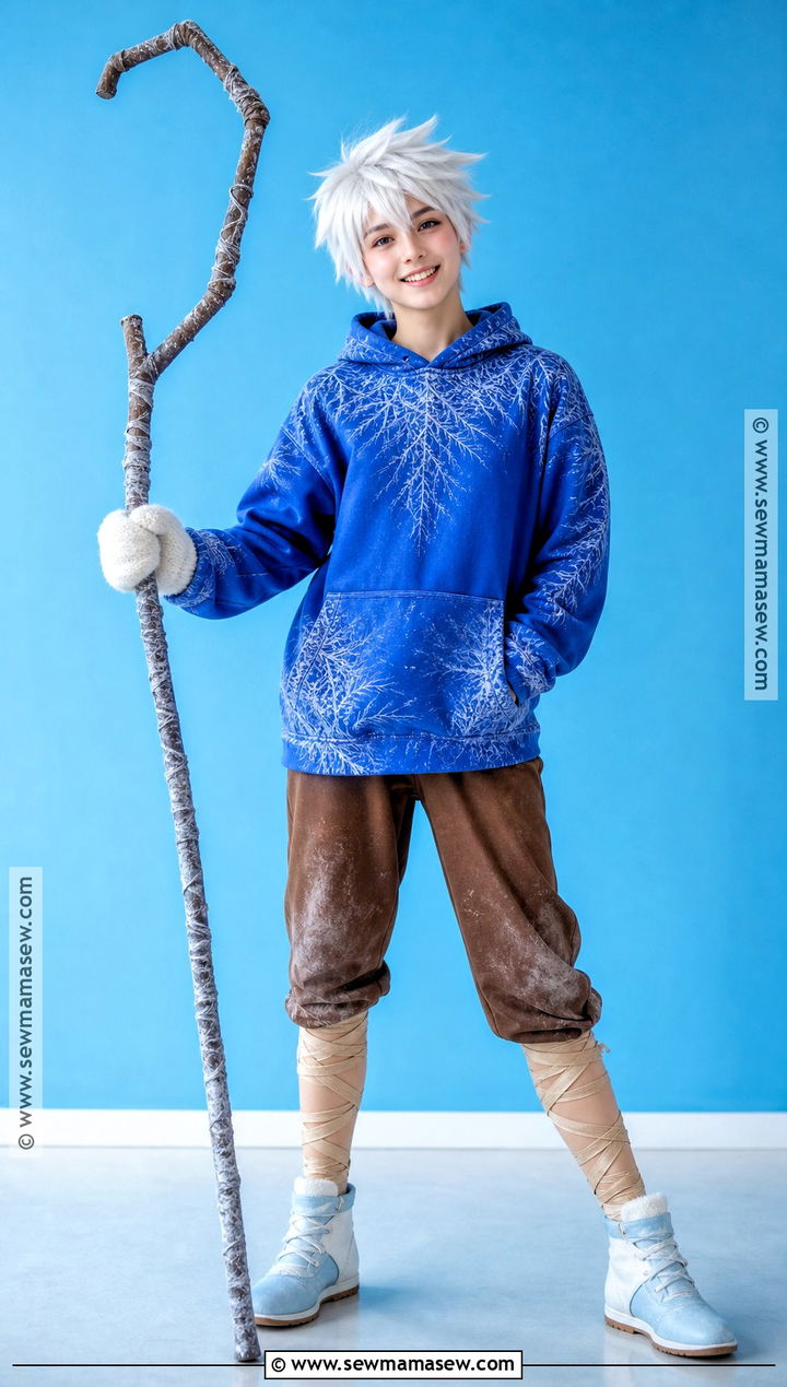 Chibi Jack Frost Cosplay With Oversized Hoodie - 30 Jack Frost Cosplay Ideas