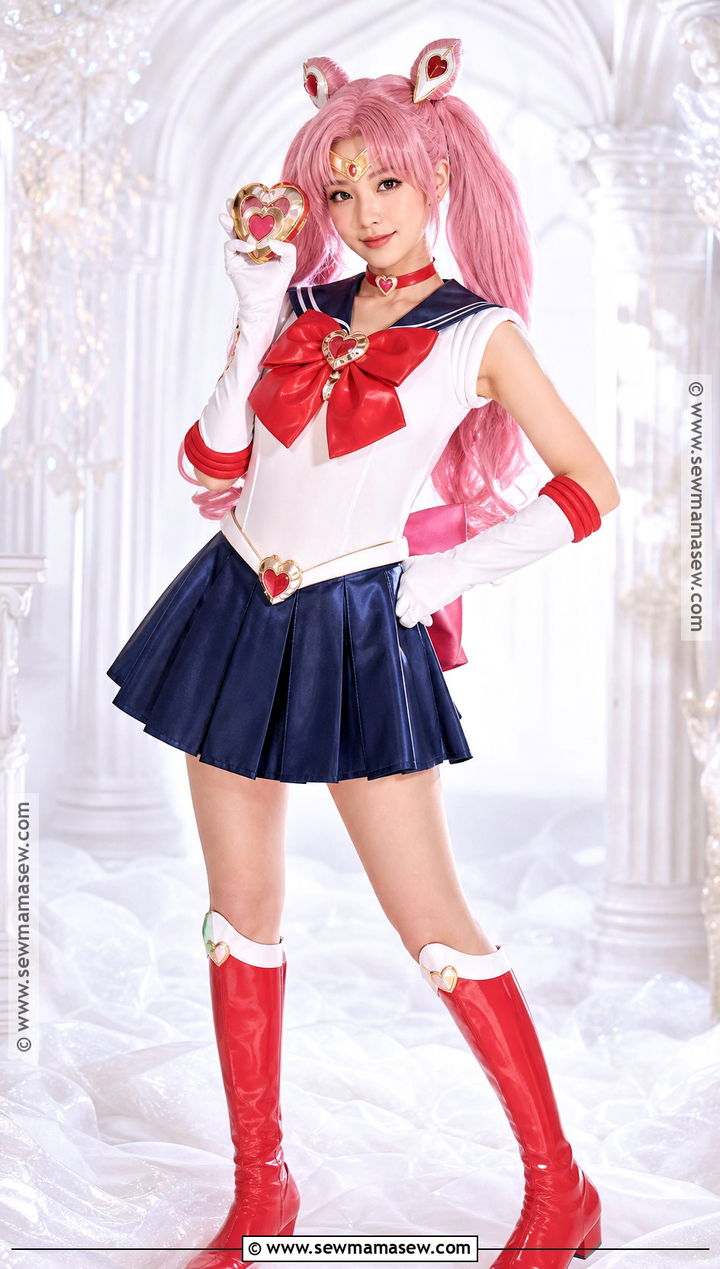 Chibiusa Costume With Sailor Uniform - 30 pink hair costume ideas