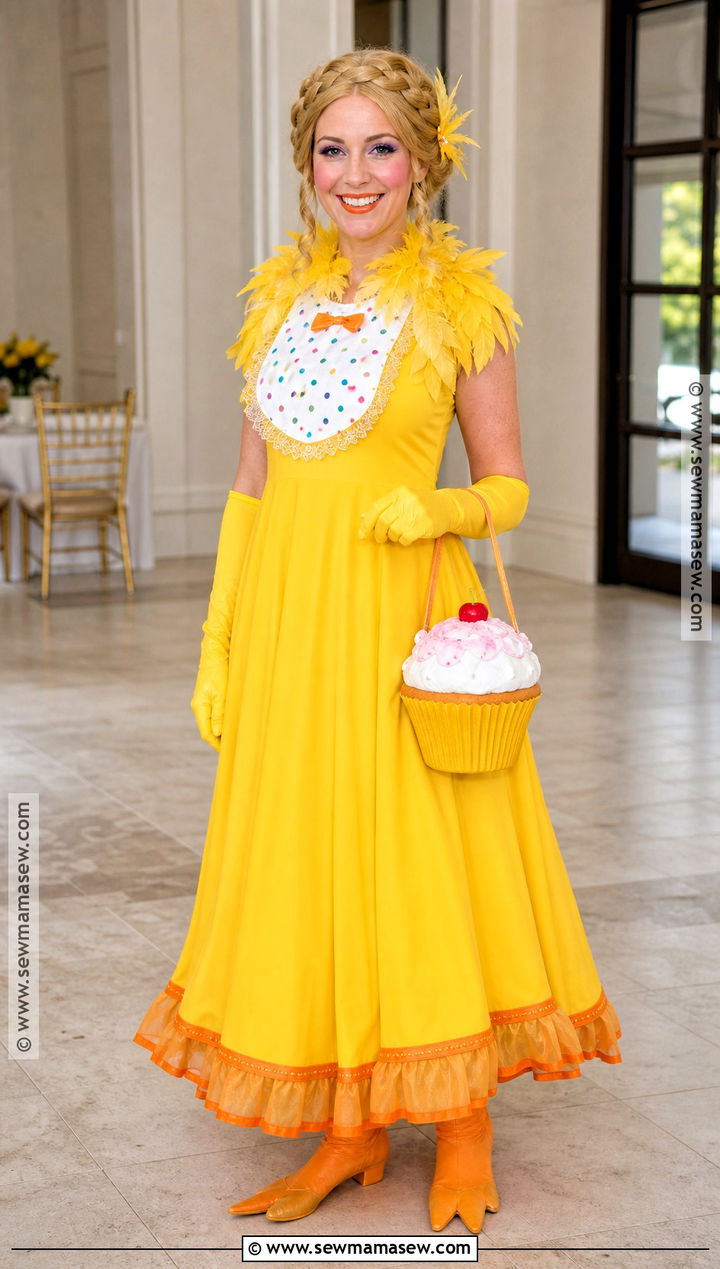 Chica Costume With Maxi Dress - 30 Chica Halloween Costume Ideas